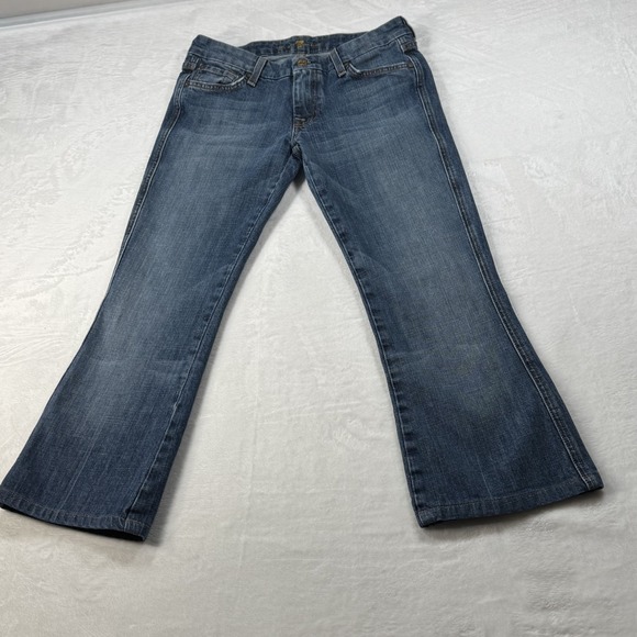 7 For All Mankind Denim - 7 For All Mankind Jeans SZ 28 A-Pocket Flare Women's Denim Medium BLUE